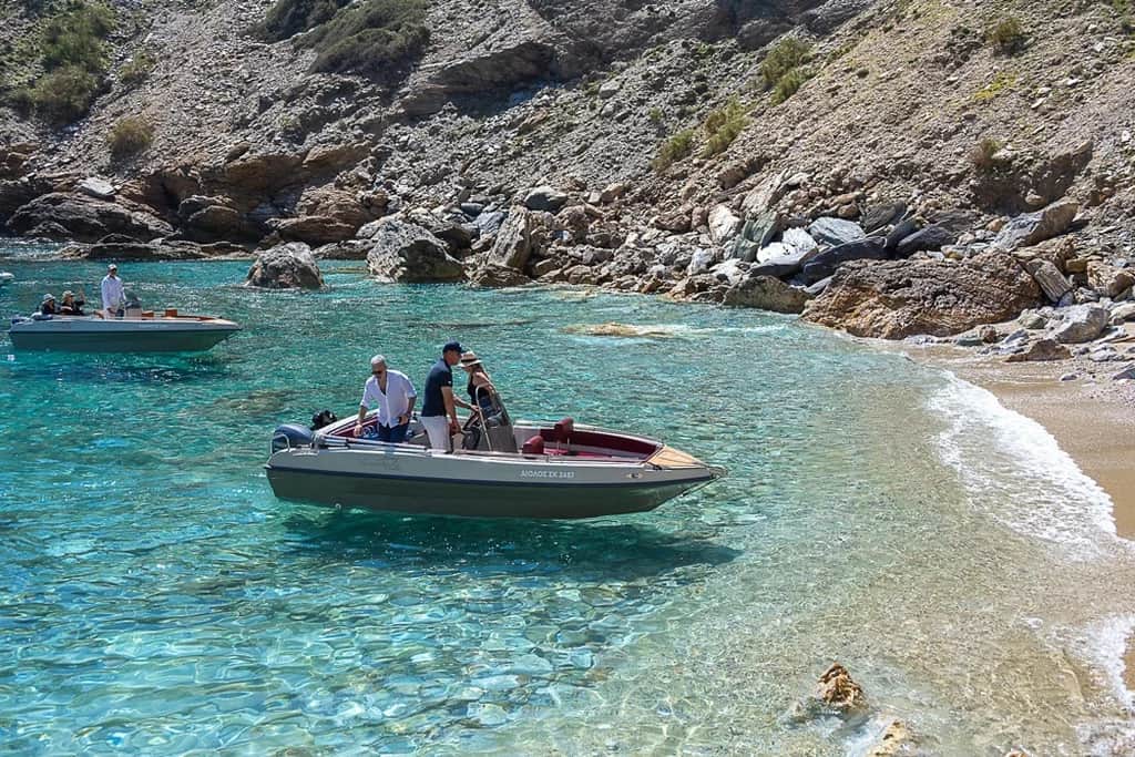 Skippered Boat Tour from Rodia Marina in Heraklion