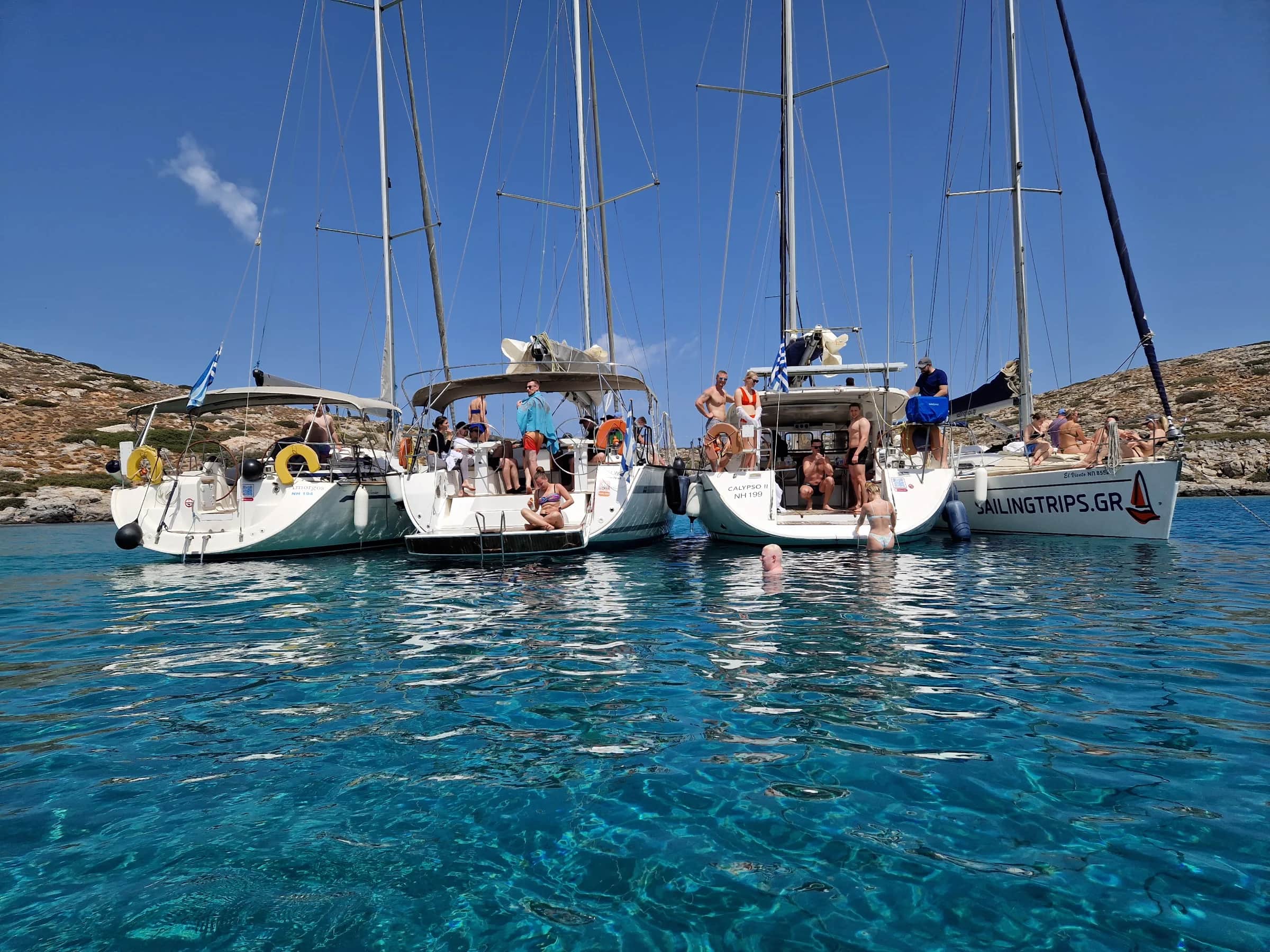 Full Day Heraklion to Dia Island, Authentic Private Sailing Experience with Bavaria 45