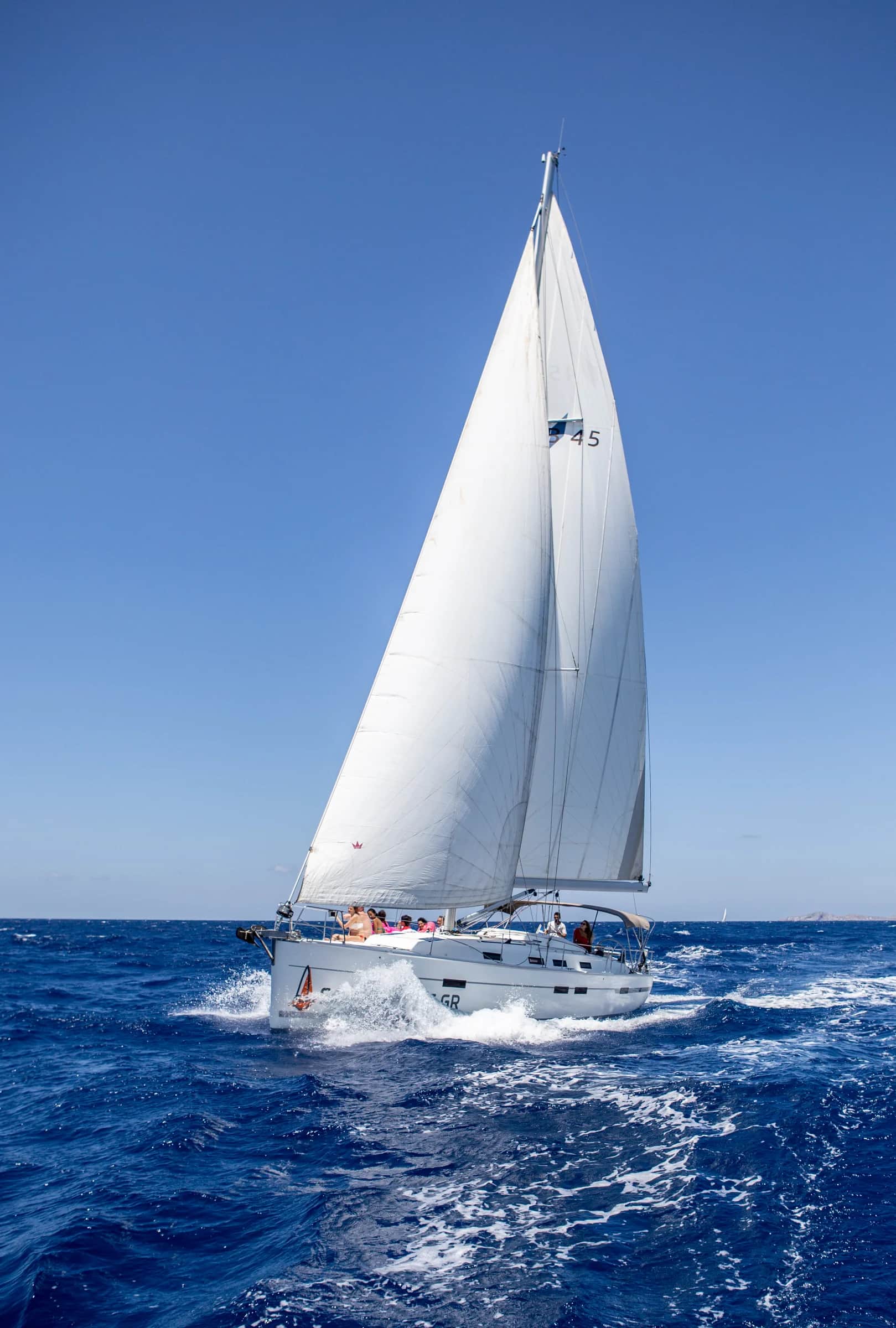 Heraklion to Dia Island, Authentic Private Sailing Experience with Bavaria 46