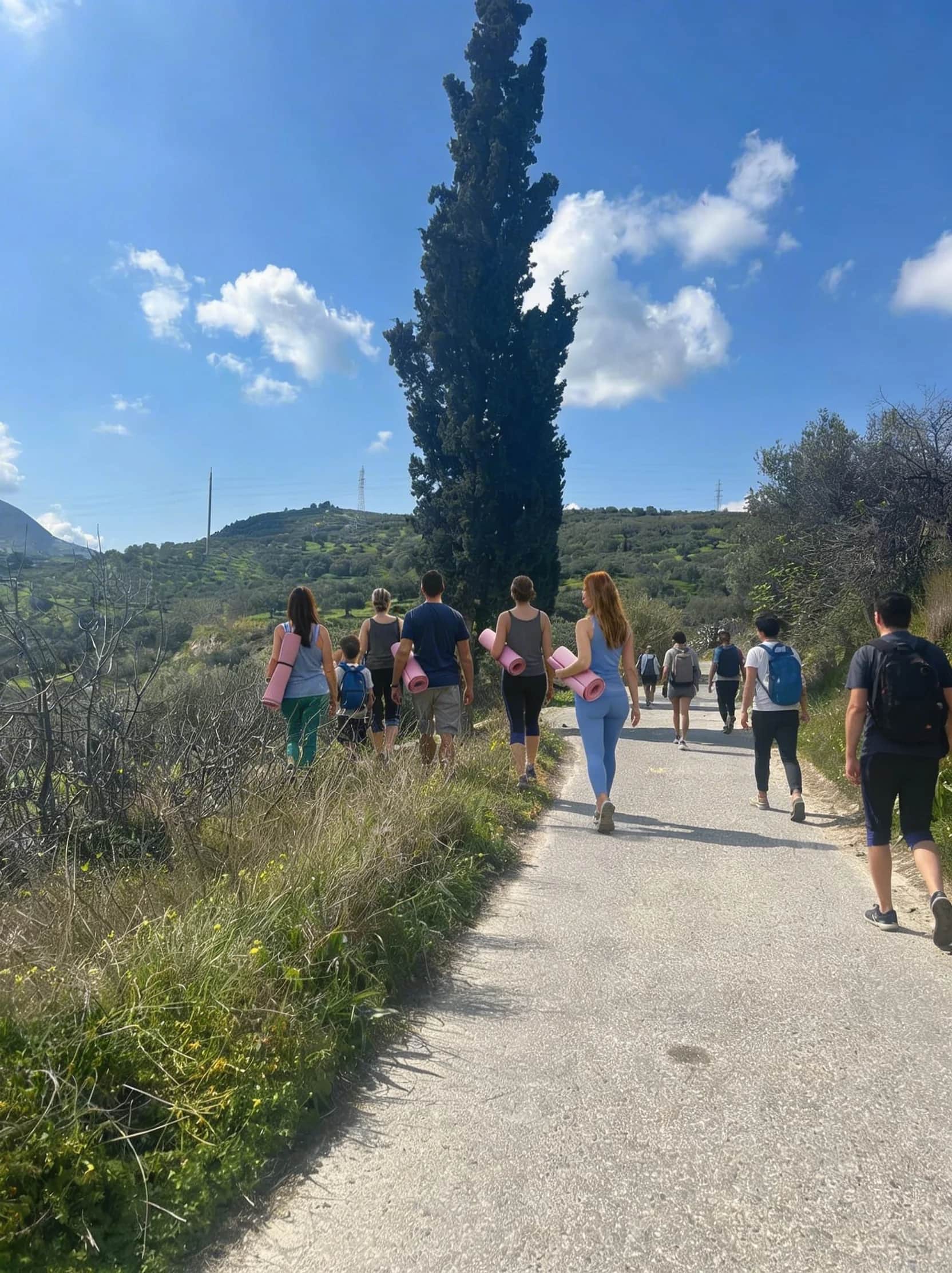 Minoan Energy , Hiking, Labyrinth Meditation and a Cretan Authentic Brunch in Heraklion